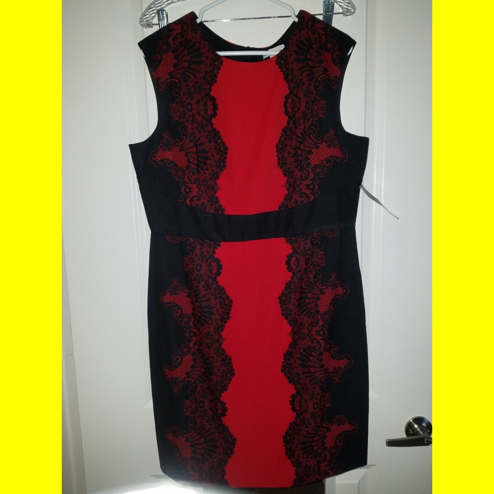 New/Never worn Lace Print Sheath Dress.